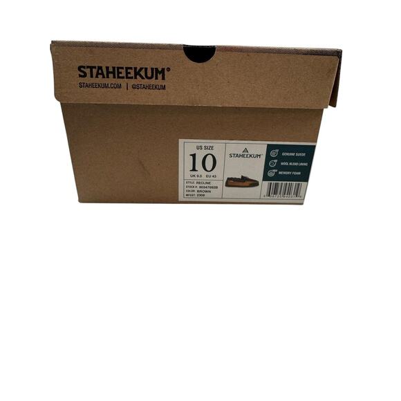 Staheekum Men's Recline Slipper, Brown, 10 - Picture 6 of 6